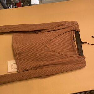 workout cropped long sleeve👚with hood fashion Nova